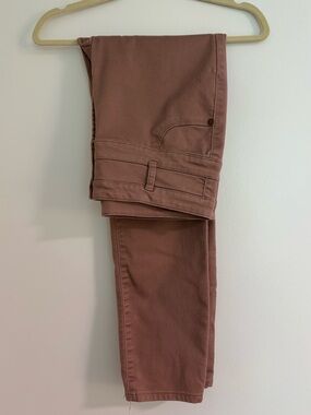 Xhilaration Dusty Mauve High Rise Skinny Jeans | Button Front Size 16
